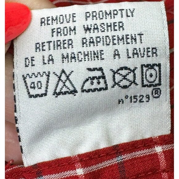 Ralph Lauren Blake 2X Red Blue Plaid Checkered Button-Down Shirt XXL - Picture 4 of 8